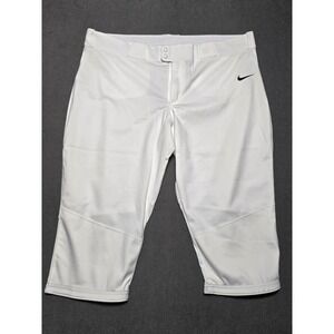 Nike Team Softball Pants Womens XXL White AV6718-100 Athletic Baseball
